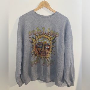 URBAN OUTFITTERS Sublime Distressed Oversized Sweatshirt